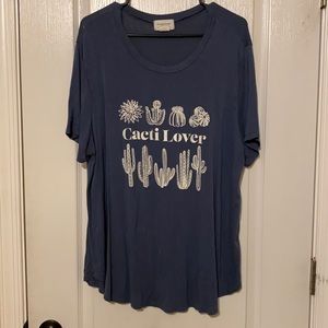 “Cacti Lover” women’s tee